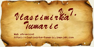 Vlastimirka Tumarić vizit kartica